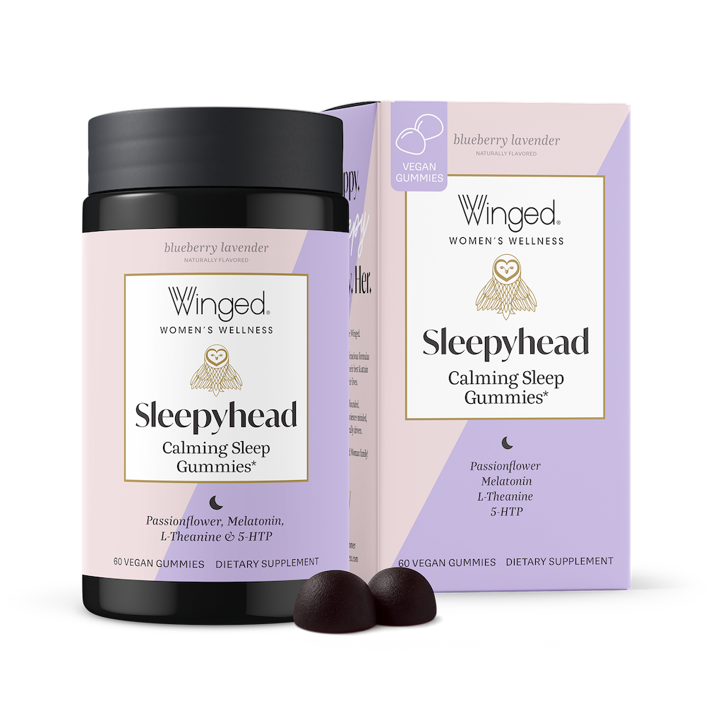 FlowerandJunior Sleepy Char ヘッドのみ Sleepyhead Sleep Support Gummies – Winged Wellness