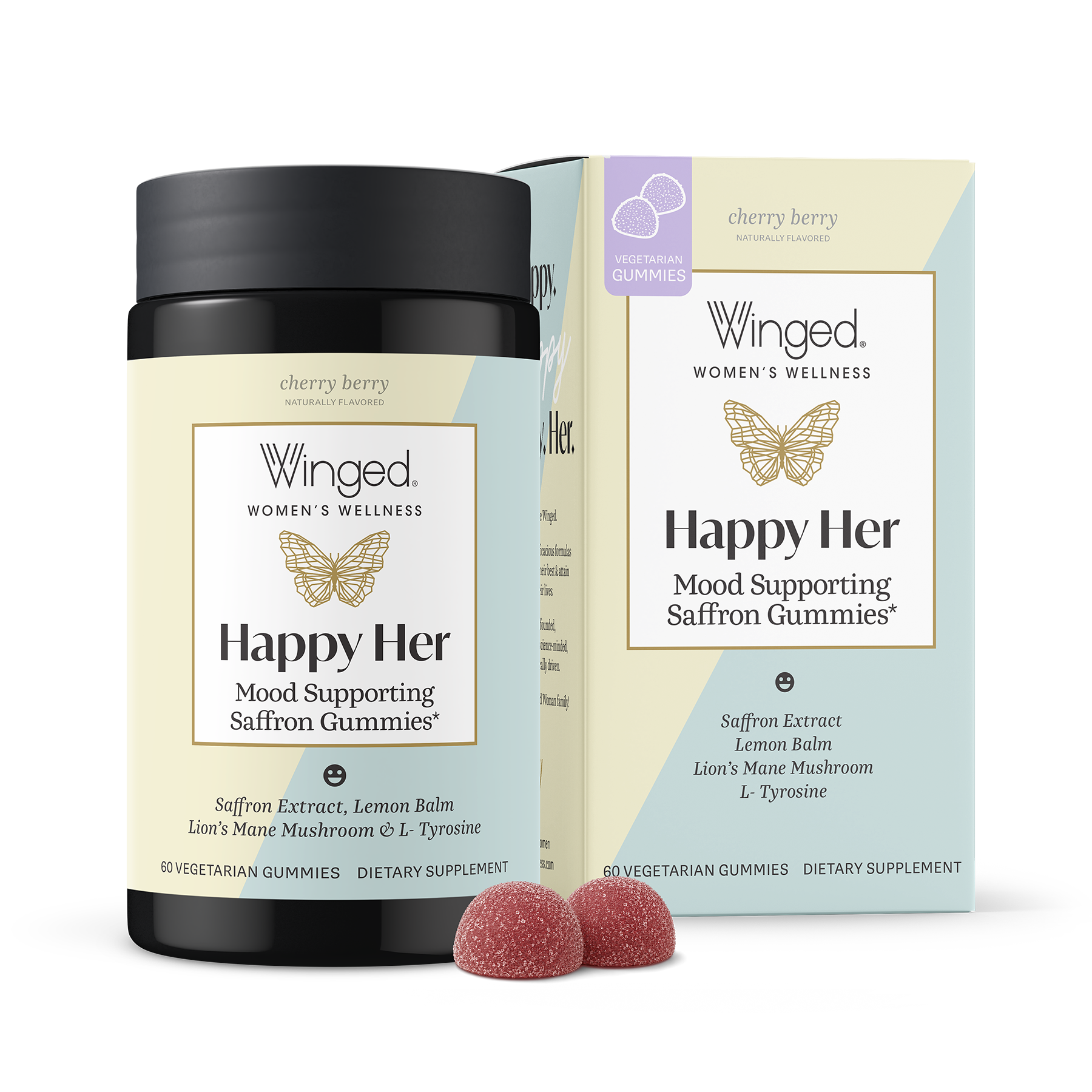 Happy Her Mood Boosting Gummies – Winged Wellness