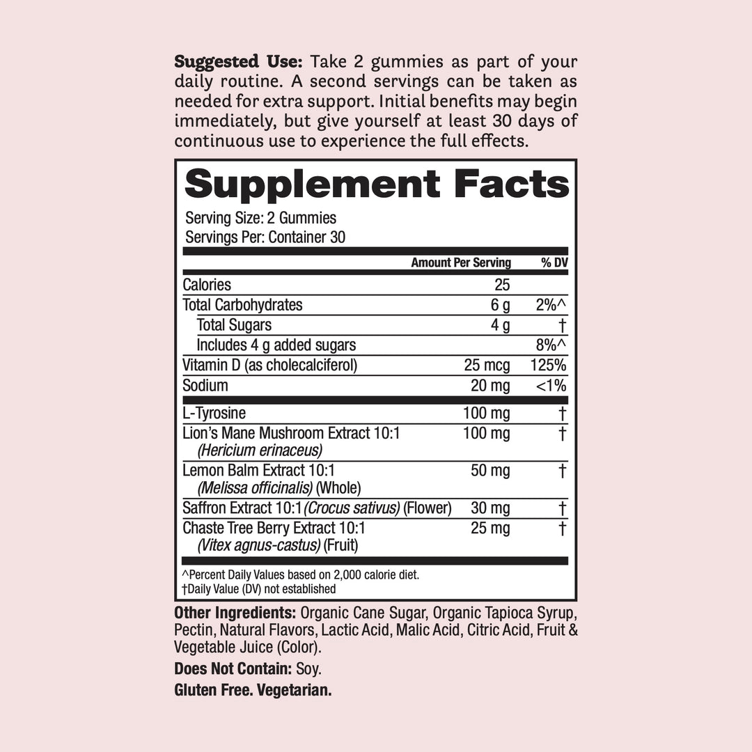 Happy Her Supplement Facts