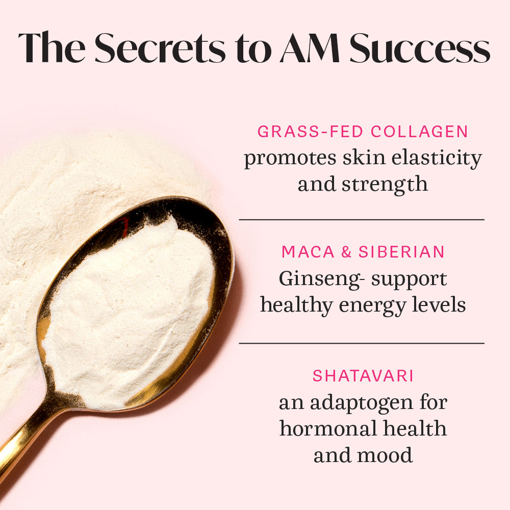 Glow Up AM Collagen Powder - Unflavored