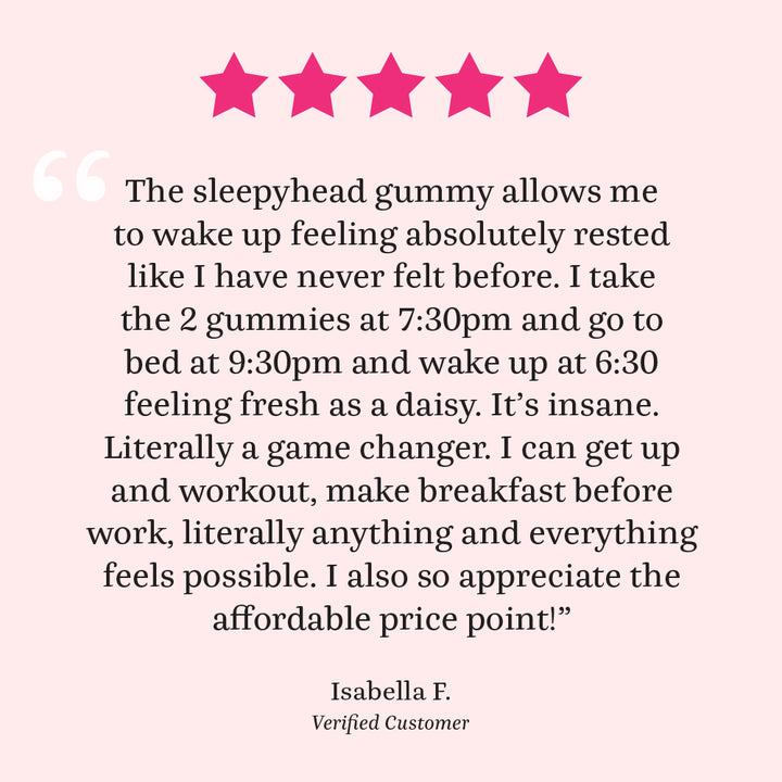 Sleepyhead Sleep Support Gummies