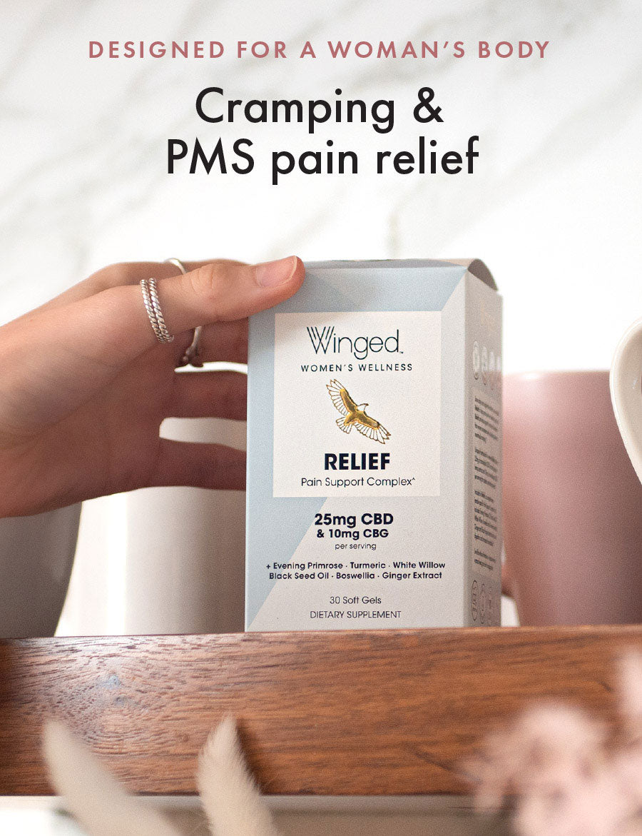 Relief Pain Support CBD Soft Gels – Winged Wellness